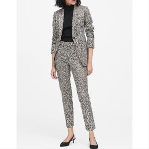 Banana Republic Leopard print suit pant